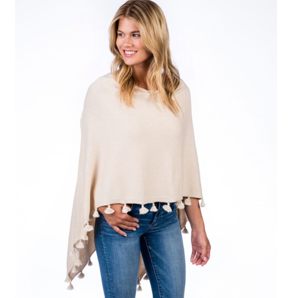 Claudia Nichole Cashmere Tassel Wrap